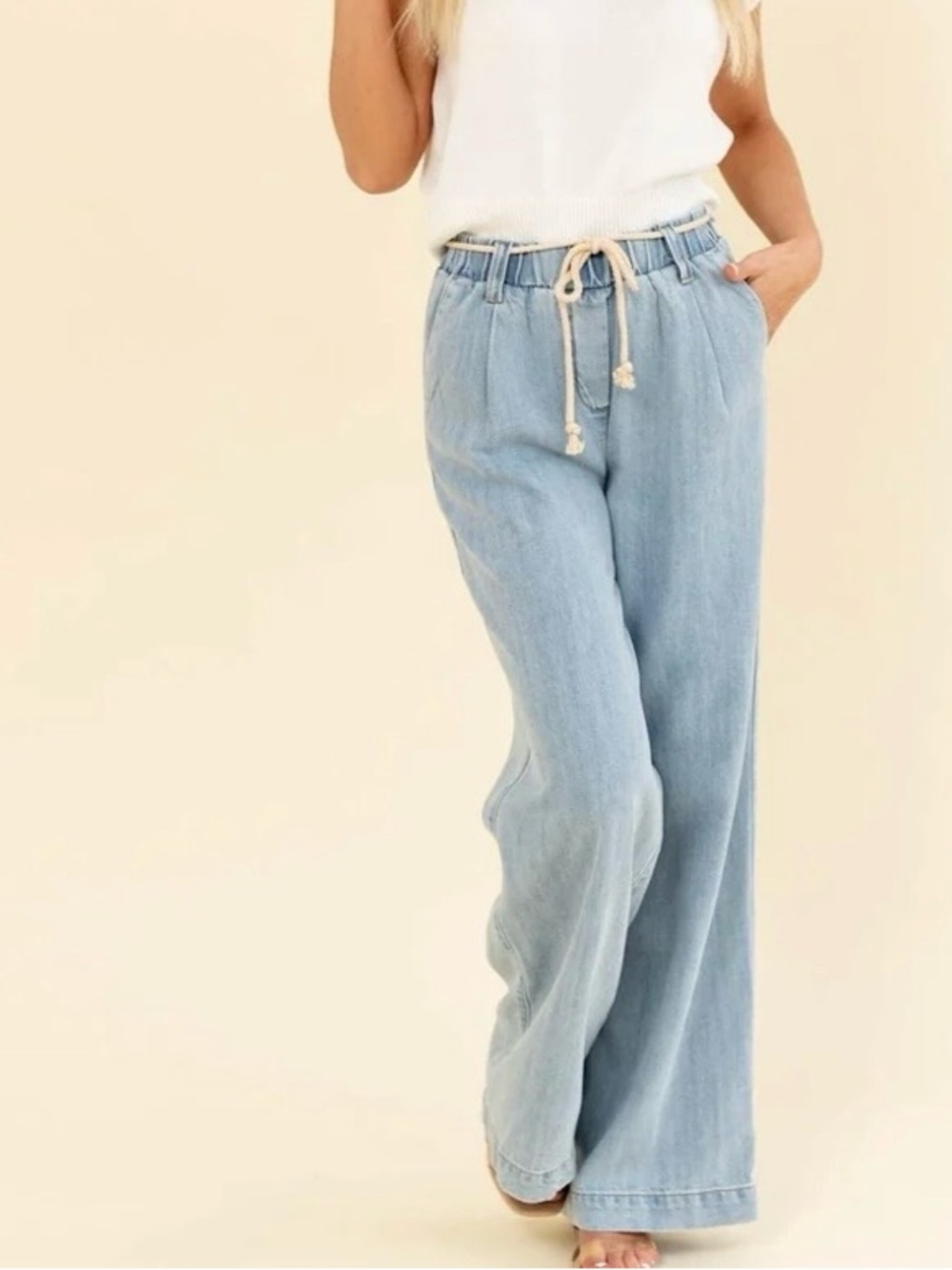 NWT Democracy Ab Leisure Wide Leg Cozy Jeans Size Petite XS
